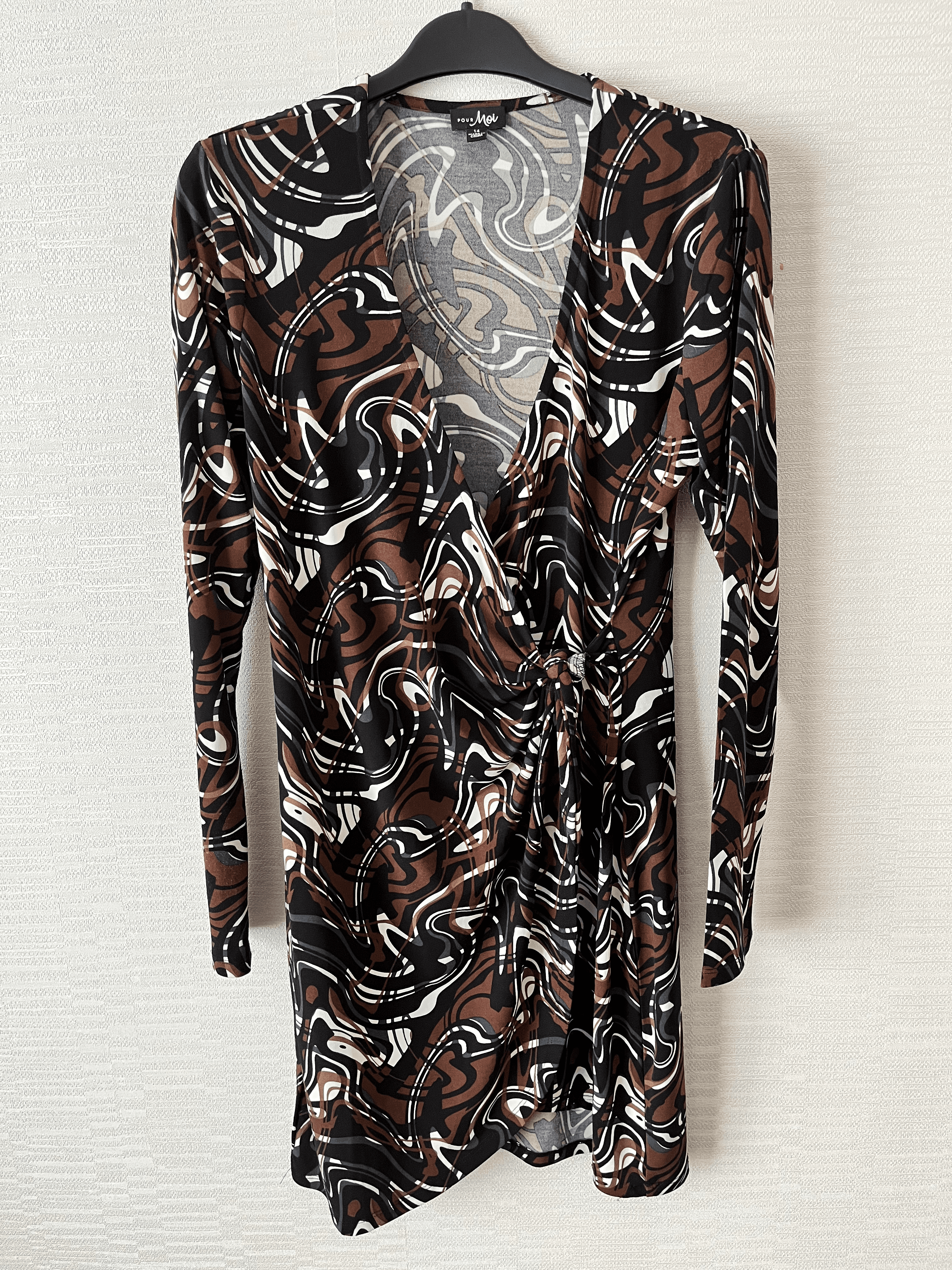 Pour Moi Pour Moi Marble Tunic/Mini Dress - image 1