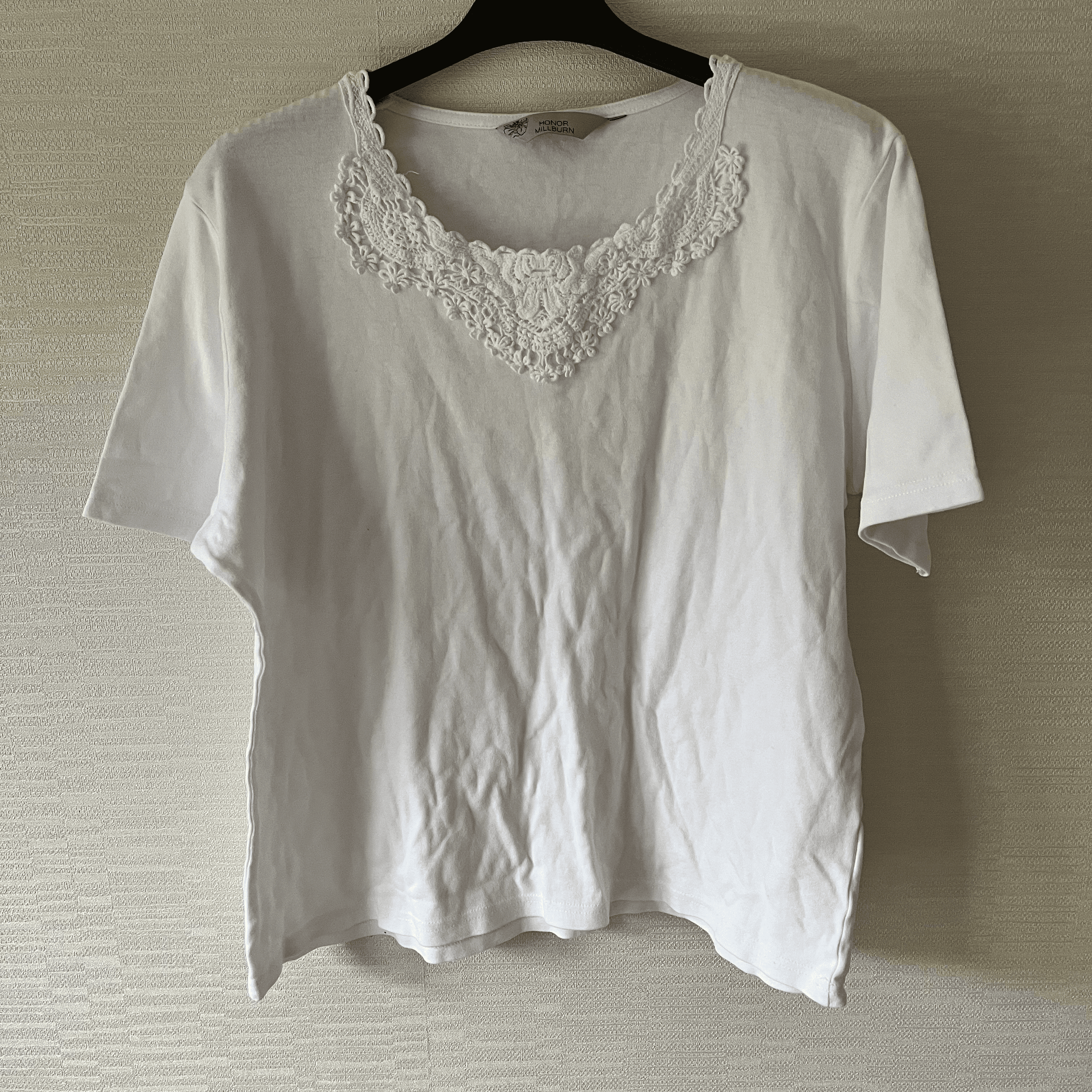 Honor Milburn Honor Milburn White Lace Top - image 1